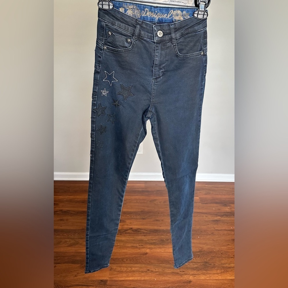 Desigual Black Skinny Jeans Modern Fit